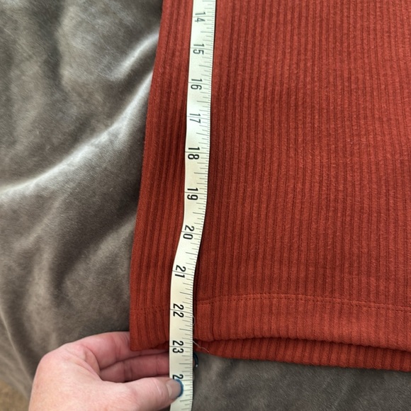 LOFT Rust Ribbed Knitwear - Picture 5 of 6